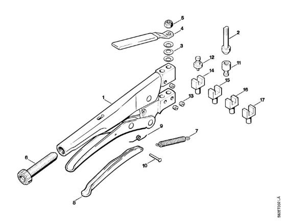 Pinza lervachiodi STIHL NG 6 NG 6 NG 6 brand Stihl